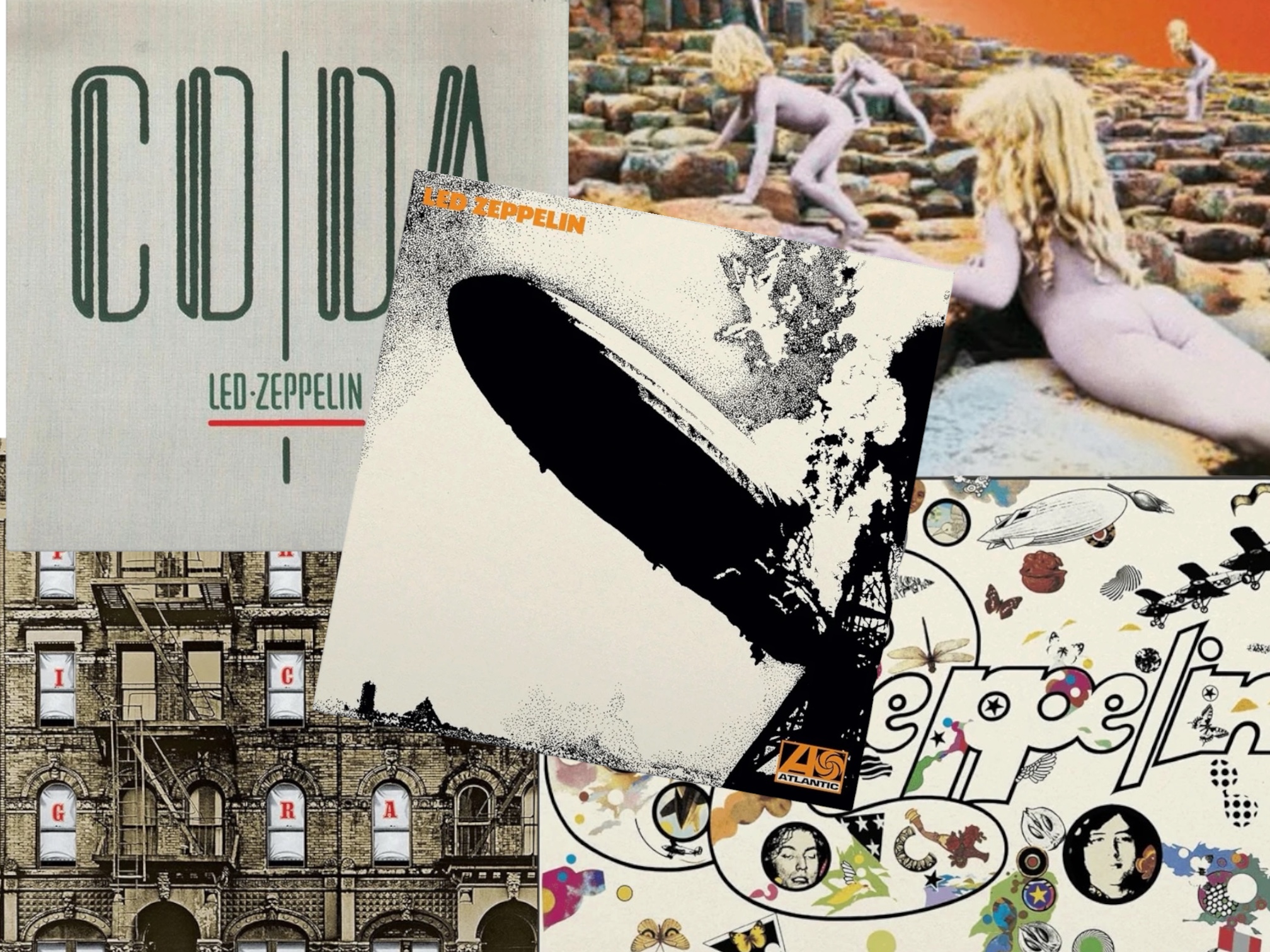 Led Zeppelin Record Covers